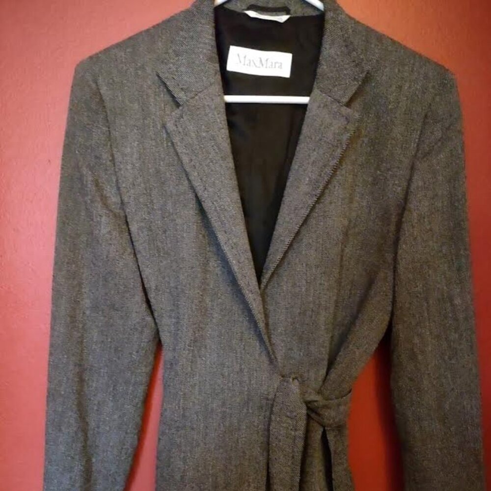 MaxMara BELTED BLAZER/OUTER JACKET, SIZE 10